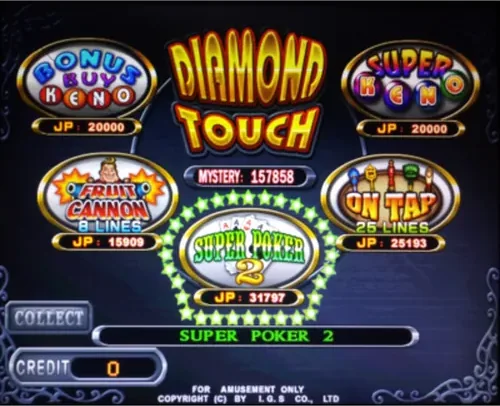 Diamond Touch game screen