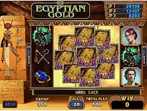 Egyptian Gold game screen