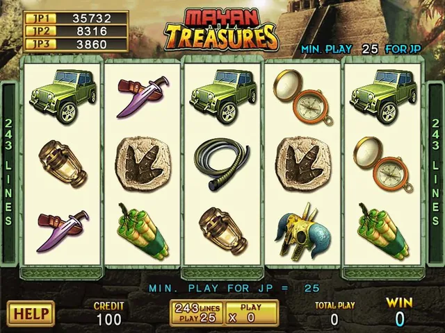Golden Maya game screen