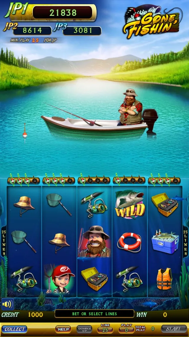 Gone Fishin' game screen
