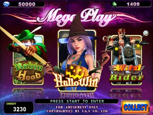 Mega Play game screen