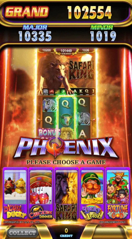 Phoenix game screen