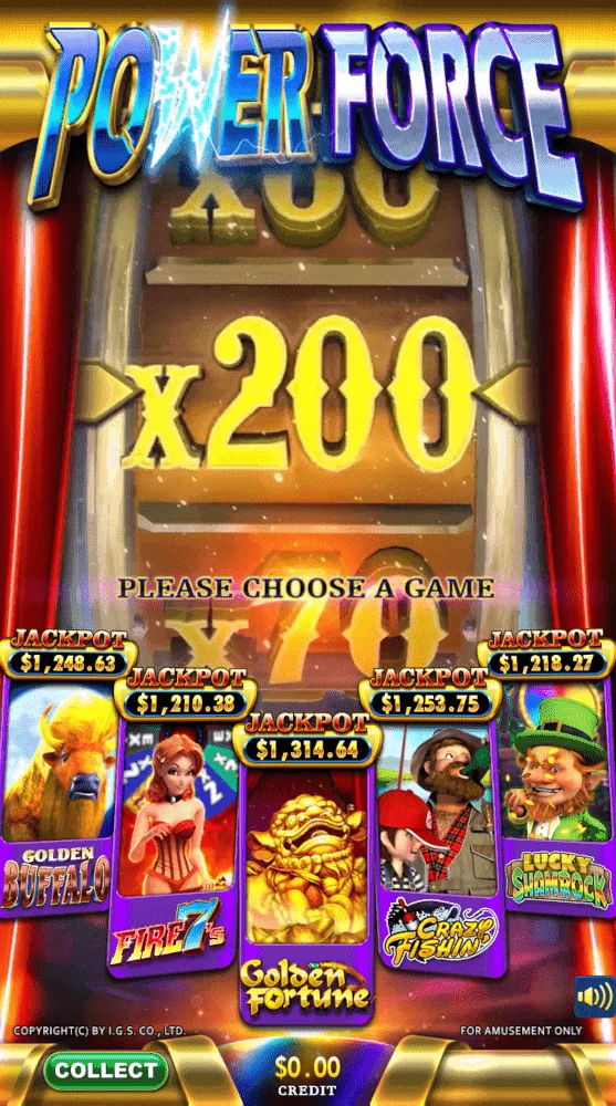 Power Force game screen