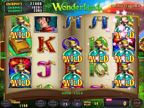 Wonderland game screen